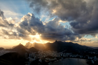 Sunset from Sugar Loaf Mountain
