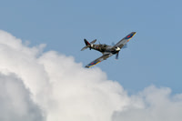Nick Grey pilots EP120 in the Joker display at Flying Legends 2016
