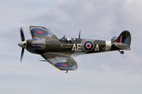 Nick Grey pilots EP120 in the Joker display at Flying Legends 2016