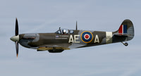 Nick Grey pilots EP120 in the Joker display at Flying Legends 2016.