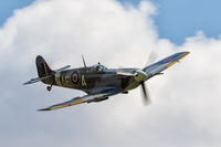 EP120 over Duxford during the week before Flying Legends, July 2019