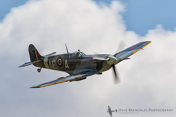 EP120 over Duxford during the week before Flying Legends, July 2019