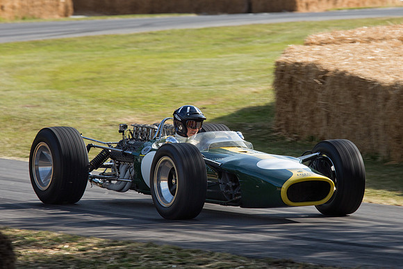 Damon Hill & Lotus 49, Goodwood Festival of Speed